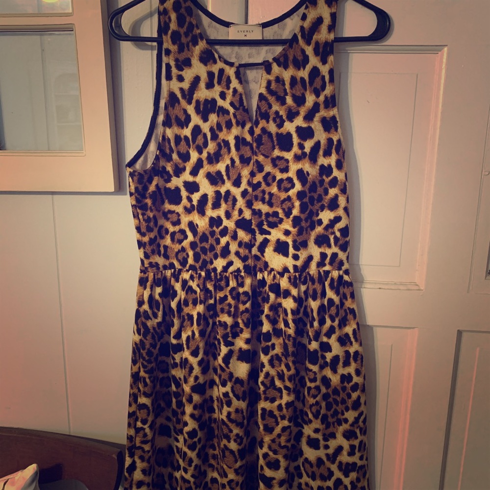 Everly Leopard print dress
